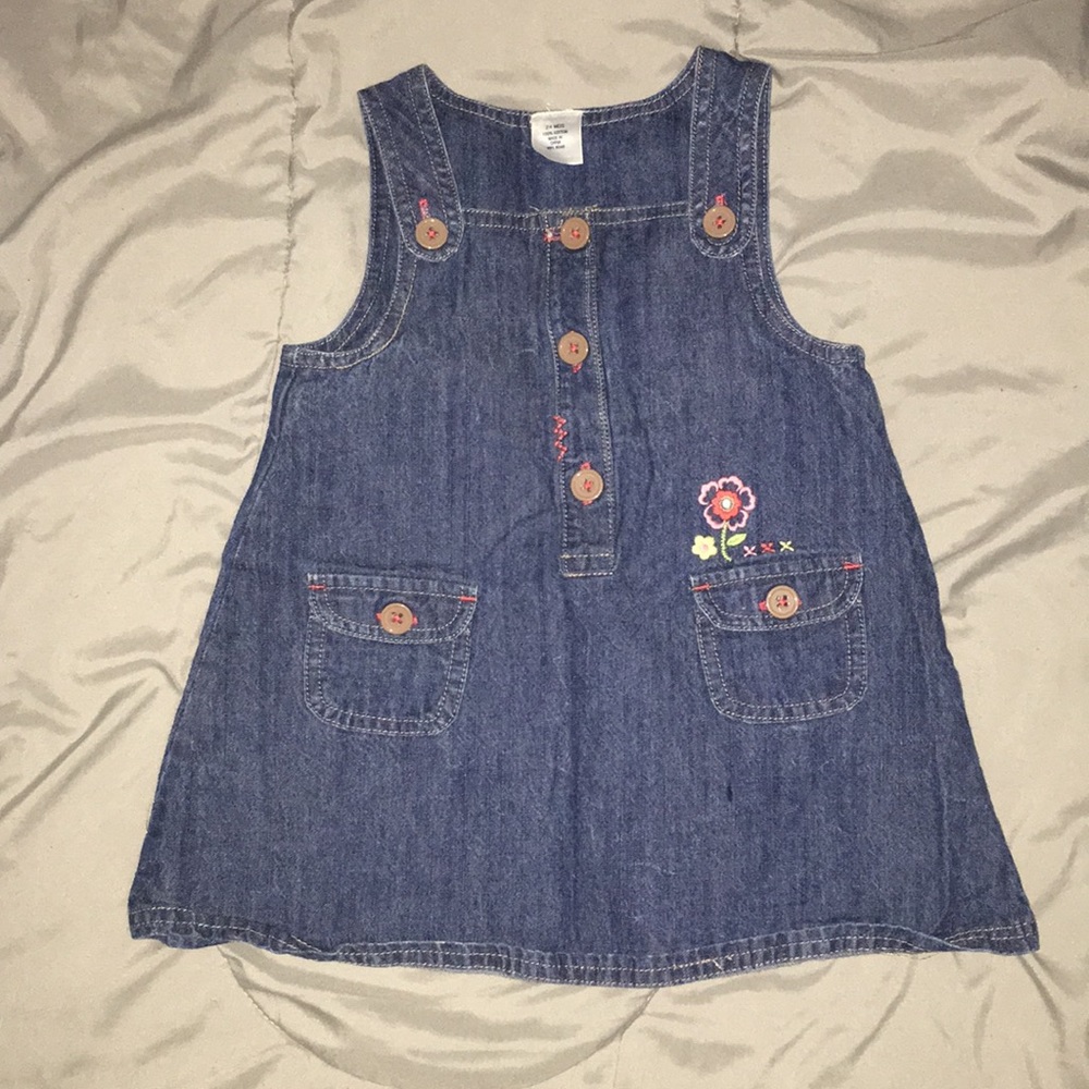 Girls jean dress